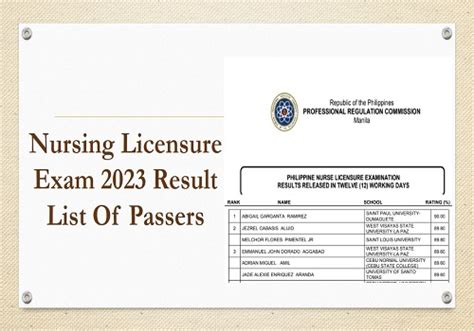june 2005 nursing board exam passers|RESULTS: June 2007 Nurse Licensure Examination, last name starting .